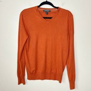 Banana Republic Luxury Blend V Neck Sweater Mens‎ Small Silk Cotton Cashmere